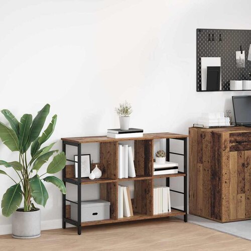 vidaXL Polica Staro drvo 102 x 32 x 72,5 cm Konstruirano drvo Cijene