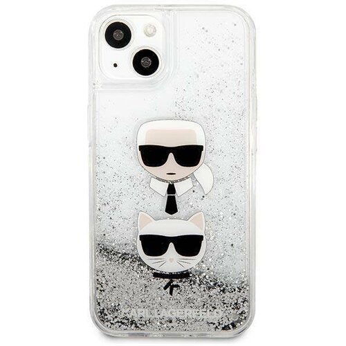 Karl Lagerfeld Ovitek KLHCP13SKICGLS, Iphone 13 Mini, srebrn, (21092957) Slike