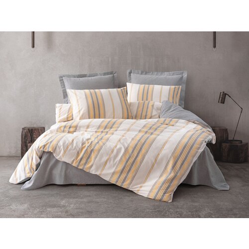 Lessentiel Maison tribus - yellow yellowgreywhite double quilt cover set Slike
