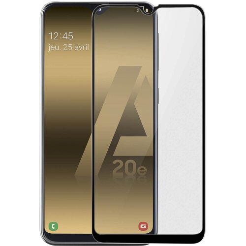 AVIZAR 9H film za ekran iz po&scaron;evnega kaljenega stekla, popoln oprijem - prozoren s crnim okvirjem str. Samsung Galaxy A20e, (20607226) Cene