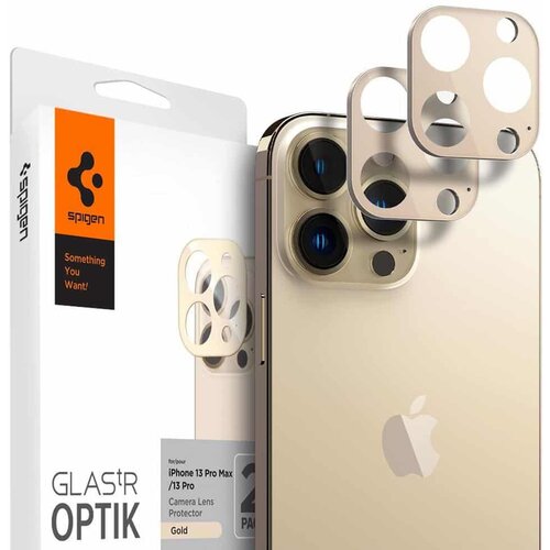 Spigen OPTIK.TR ZA&Scaron;ČITA ZA KAMERO 2 kosa ZA IPHONE 13 PRO / 13 PRO MAX ZLATA MASKA Cene