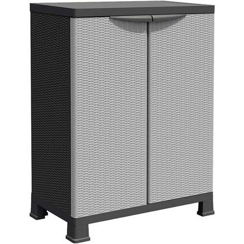 VidaXL Plastični ormarić 68 x 39 x 92 cm dizajn ratana Slike