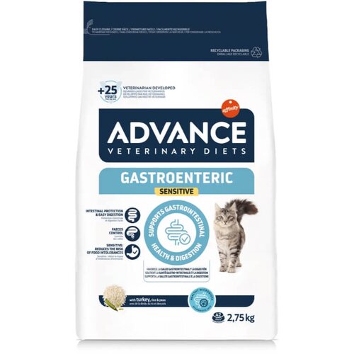 Advance veterinarska dieta za mačke Gastroenteric - puran in riž 2,75 kg Cene