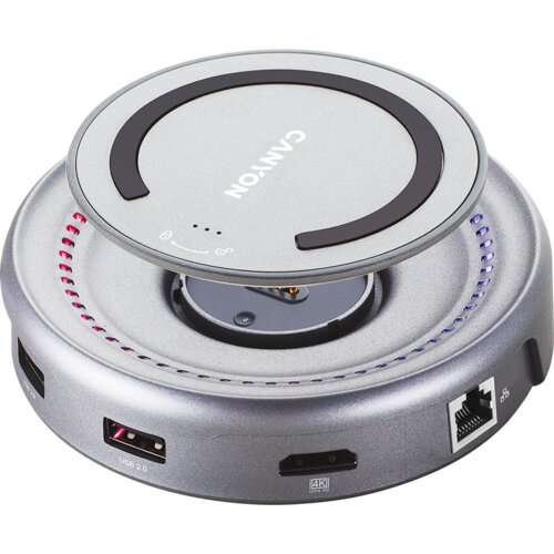 Canyon hub DS-7 7in1 USB-C Wireless Space Grey Slike