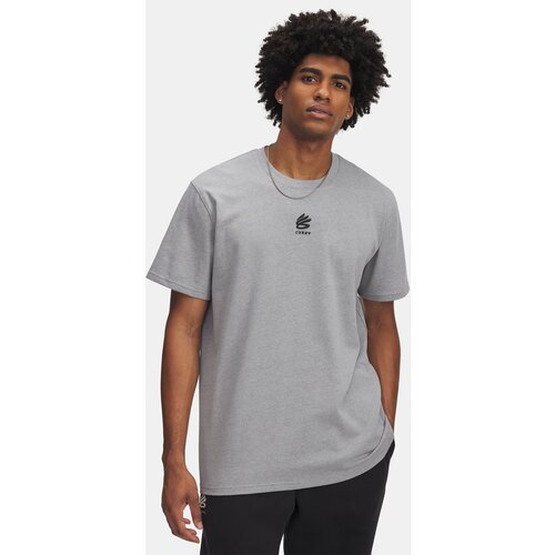 Under Armour Men's T-shirt Curry Hvyweight Logo Tee-GRY - Men's Cijene