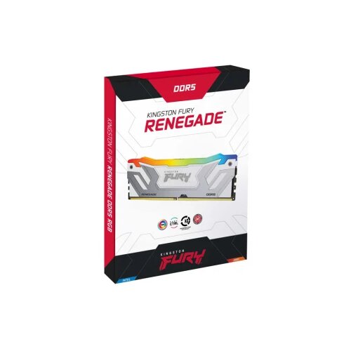 Kingston CUDIMM DDR5 24GB 8400MT/s KF584CU40RWA-24 FURY Renegade White RGB XMP Cene