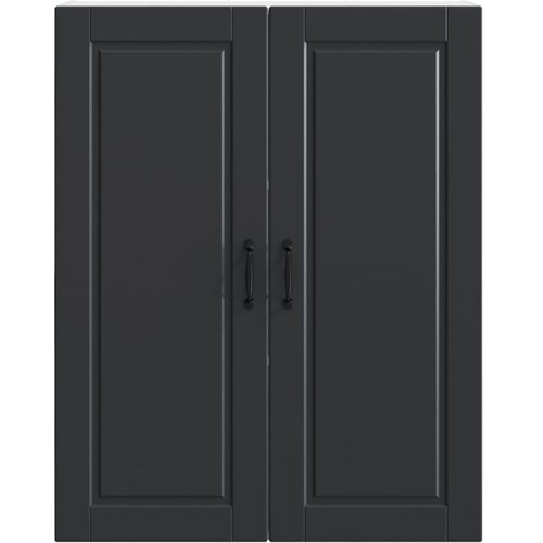  Ormar za Zid Crna 80 x 31 x 100 cm Konstruirano drvo Slike
