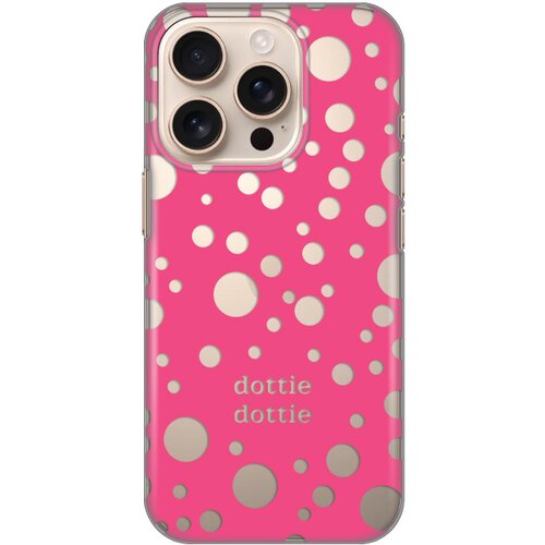  torbica silikonska print skin za iphone 16 pro 6.3 dottie dottie pink Cene