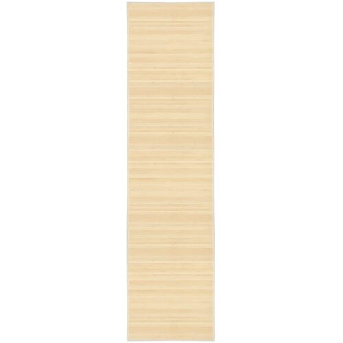 VidaXL Tepih od bambusa 80 x 300 cm prirodna boja Slike