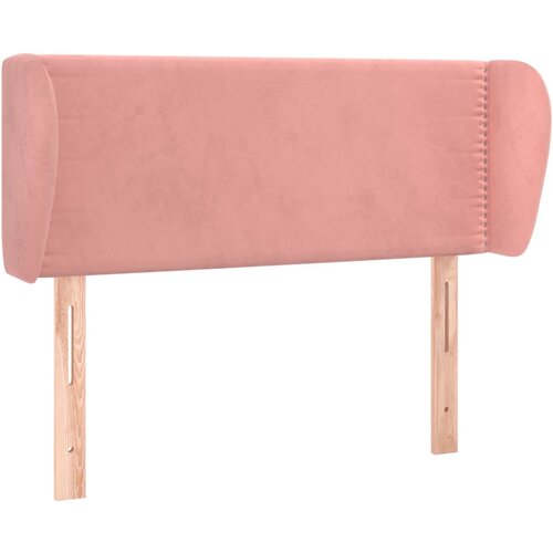 Maison Chic posteljno vzglavje - vzglavna omarica - nočna omarica z u&amp;scaron;esi roza 103x23x78/88 cm žamet, (21712159) Slike