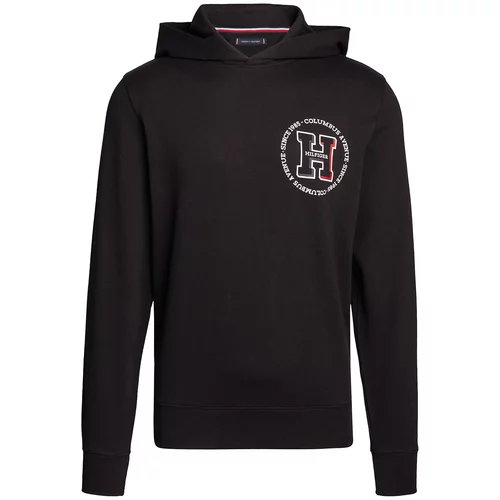 Tommy Hilfiger Sweater majica siva / crvena / crna / bijela