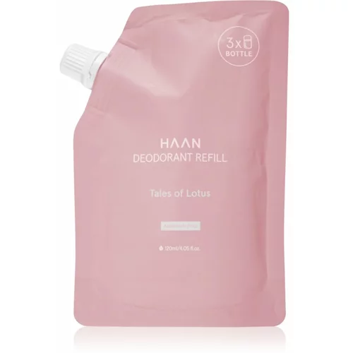 Haan Deodorant Tales of Lotus osvježavajući roll-on dezodorans zamjensko punjenje 120 ml
