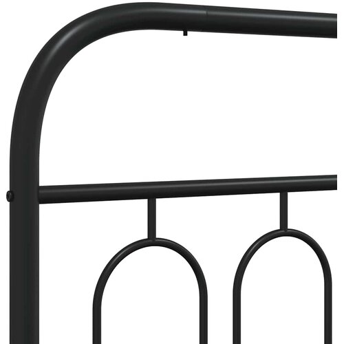  Metalno zamjensko uzglavlje crno 183 cm Slike