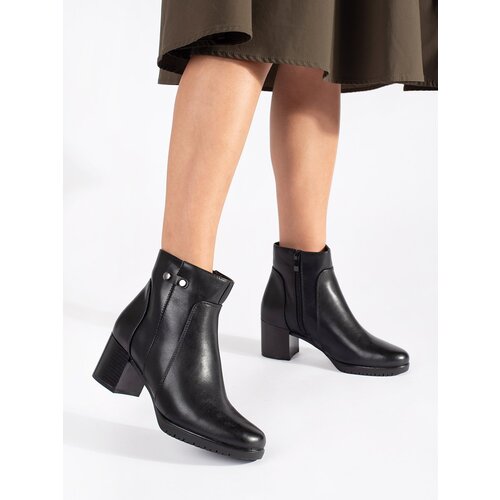 Sergio Leone Black Heeled Boots Slike