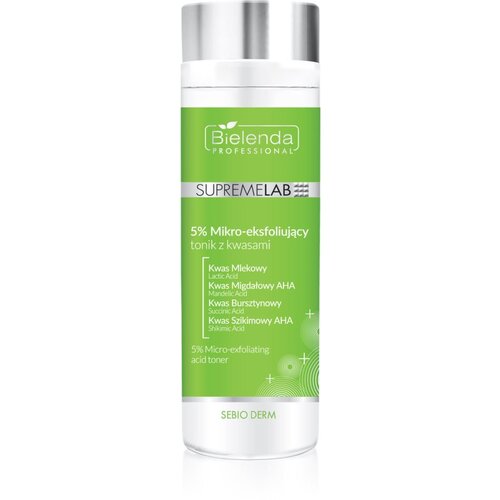 Bielenda Professional Supremelab Sebio Derm nežni eksfoliacijski tonik 200 ml Cene