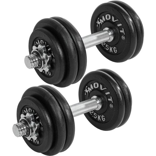 MOVIT set bučica 30 kg, 2 &amp;scaron;ipke 35 cm i teg ploče 30/31 mm Slike