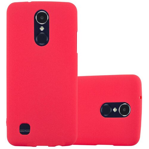 Cadorabo Ohi&scaron;je, združljiv z LG v Frost Red - Za&scaron;čitni pokrov iz fleksibilnega silikona TPU, (20570416) Cene