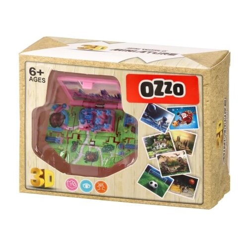 Ozzo ST, privezak, 3D knjiga na rasklapanje, mini dvorac Slike