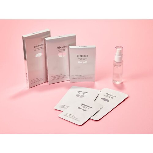 Mixsoon Melting Collagen Eye Film revitalizacijska maska iz platna za predel okoli oči 5x2 kos Slike