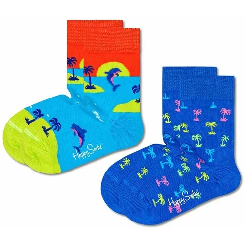 Happy Socks Otroške nogavice Kids Sunset 2-pack