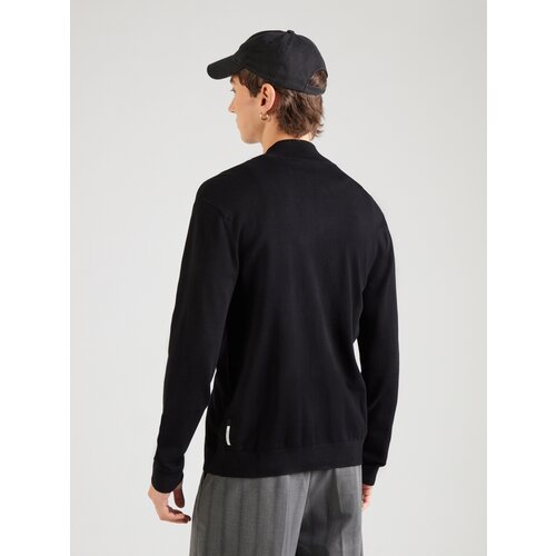 Armani Exchange Pletena jopa črna Slike