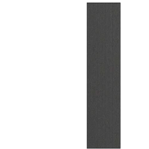 vidaXL Predpražnik črtast črn in siv 115x500 cm Cene