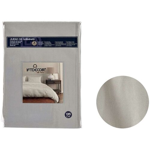  Komplet posteljnine Gift Decor Siva Postelja od 135 3 Kosi Cene