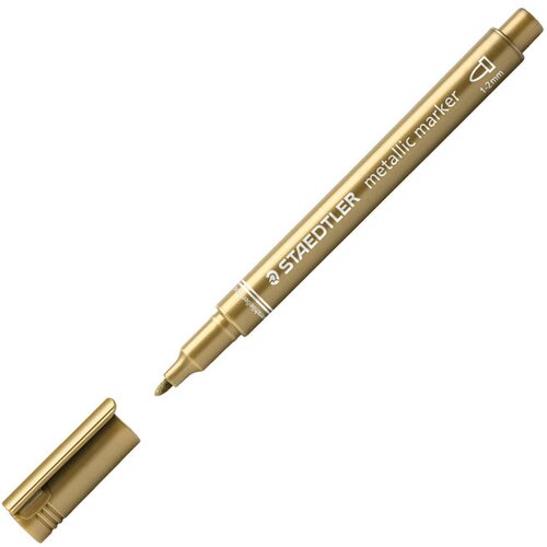  nepermanentni 1-2mm metallic pen staedtler 8323-11 zlatni Slike