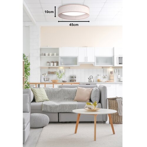  Duolla - LED plafonsko svetlo ROLLER LED/24W/230V prečnik 45 cm bež Slike