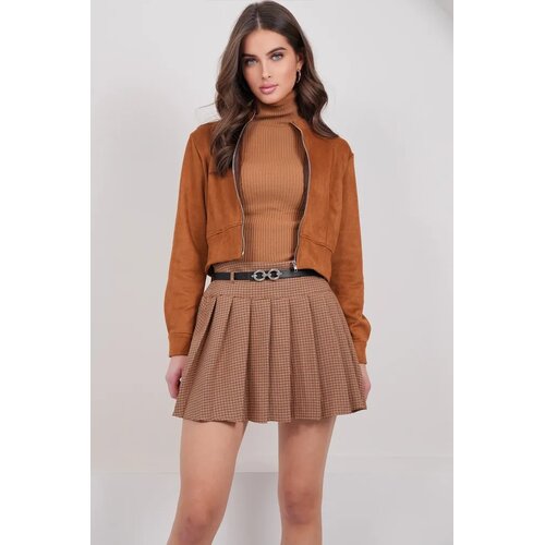 Trend Alacati Stili Ženska suknja Alc-X14928, Braon Slike