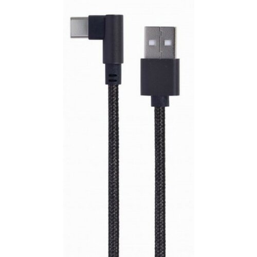 Gembird pod uglom USB type-C kabl za punjenje i prenos podataka, 0.2 m, black CC-USB2-AMCML-0.2M Slike