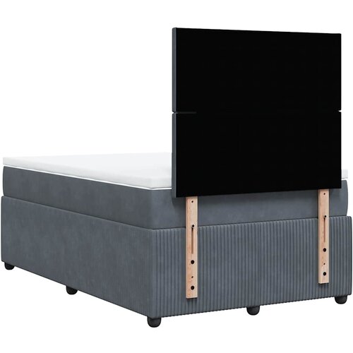  box spring s madracem tamnosivi 120 x 190 cm bar&amp;scaron;un Slike