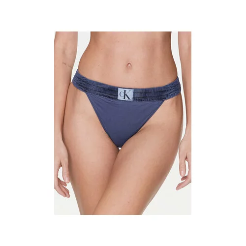 Calvin Klein Swimwear Spodnji del bikini KW0KW01991 Modra
