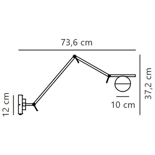 Nordlux zidna lampa contina 1xG9/5W/230V crna Slike
