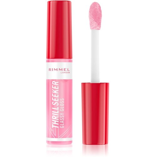 Rimmel London Thrill Seeker Glassy Gloss sijaj za ustnice za večji volumen odtenek 150 Pink Candy 10 ml Cene
