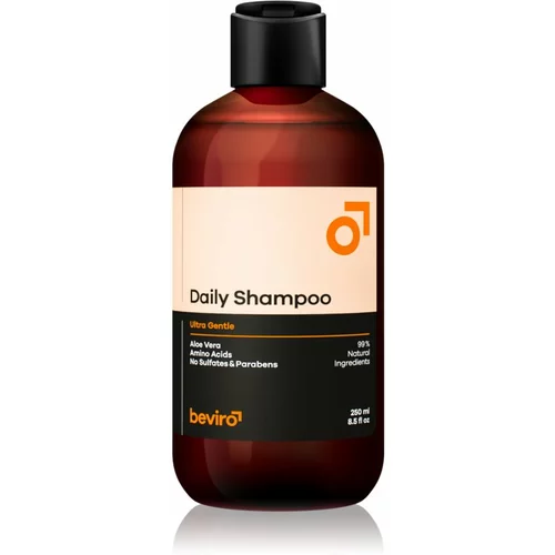Beviro Daily Shampoo Ultra Gentle šampon za muškarce s aloe verom Ultra Gentle 250 ml