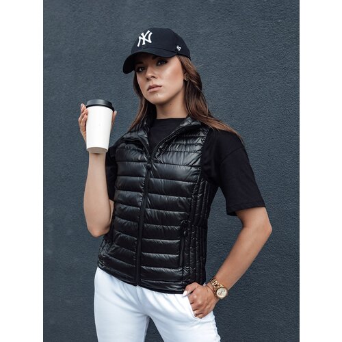 DStreet Women's quilted vest with stand-up collar STYLISHZ black Cijene