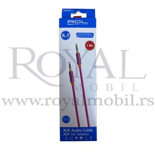  Audio kabal ACL A-7 AUX 1M pravi pink Cene