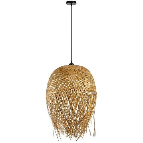  Immax 08271L - Visilica na sajli HILO 1x E27/40W/230V, prečnik 45 cm, bambus Cene