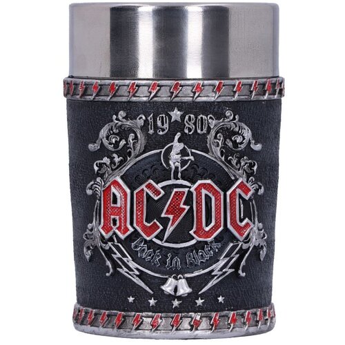 NEMESIS NOW ACDC BACK IN BLACK SHOT GLASS 8.5CM KOZARČEK ZA ŽGANJE Cene