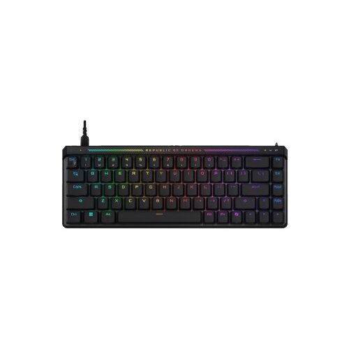 Asus Tipkovnica ROG Falchion Ace HFX, ROG HFX Magnetic Analog, RGB, USB, črna, US Cene