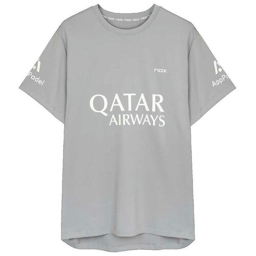 Nox Majice s kratkimi rokavi T-shirt Sponsors AT10 gris Siva Cene