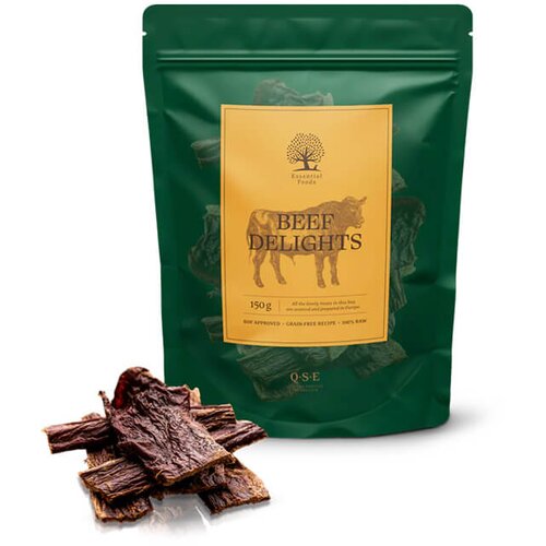 Essential Foods beef delights - su&scaron;eni goveđi jednjak za pse - 10kom (150g) Cene