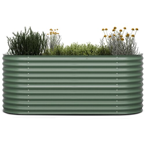 Blumfeldt High Grow, podignuti krevet, 200 x 80 x 100 cm, izrađen od valovitog čeličnog lima, jednostavan za sastavljanje, otporan na hrđu i mraz Cijene