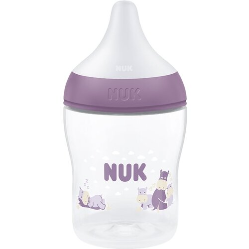 Nuk Perfect Match Hippo steklenička 0m+ 150 ml Slike