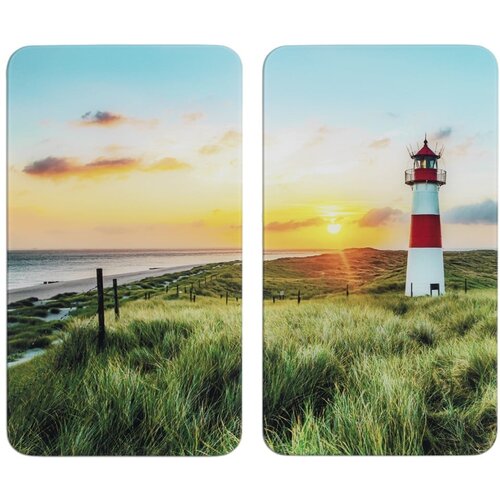 Maximex Poklopci za štednjak od kaljenog stakla u setu od 2 komada 52x30 cm Lighthouse - Cijene