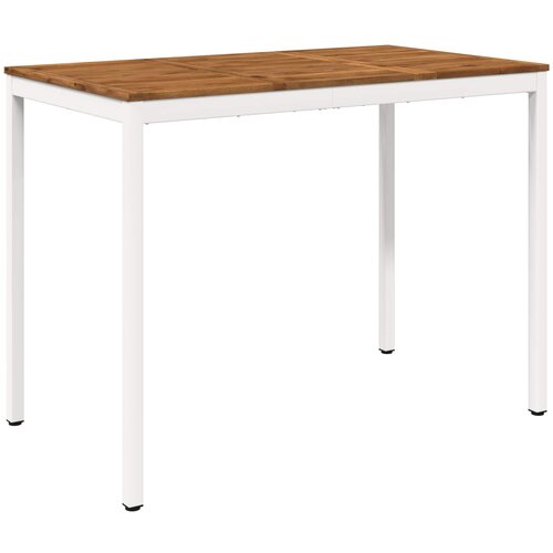  Stol za bar u vrtu Prirodna i bijela 141 x 80,5 x 105 cm Slike