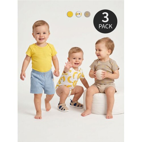 Sinsay Pamučni dječji bodi s voćnim printom 3 pack Cijene