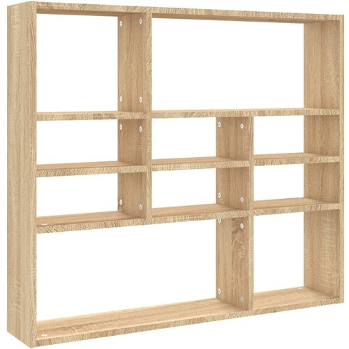 Maison Chic Stenska polica - Viseča Polica sonoma hrast 90x16x78 cm inženirski les, (21793823) Slike