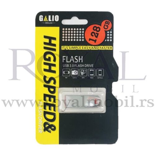  usb fles galio 128GB srebrni Slike